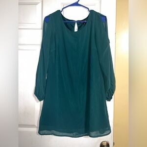 Juniors As U Wish Cold Shoulder Dress size Small